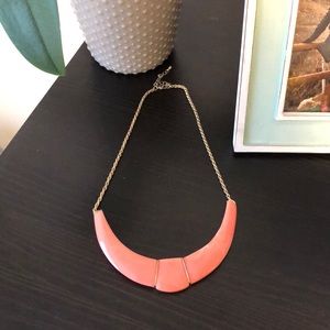 Pink and gold necklace